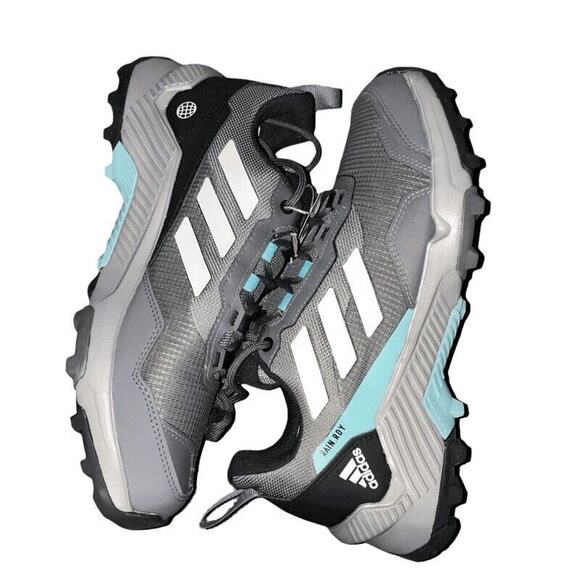 Adidas Eastrail 2 Rain.Rdy Trail Hiking Outdoor Shoes Sneaker Grey Womens 6.5 - Picture 1 of 8